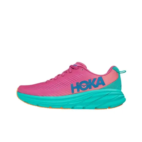 HOKA ONE ONE Rincon 3 Running Shoes Women's Low-Top Pink/Blue