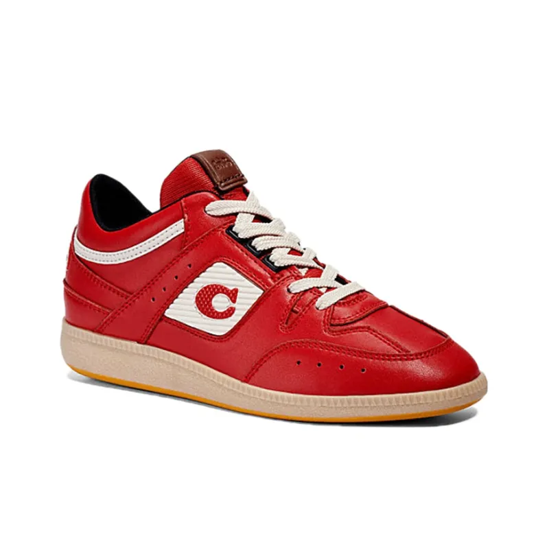 COACH CitySole Low Top Stylish Skateboarding Shoes Women's Red-2