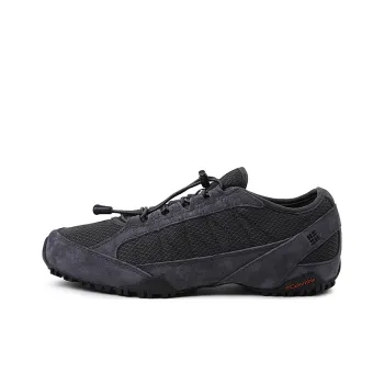 Columbia Slip Resistant, Abrasion Resistant, Breathable Low Top Hiking Shoes Men's Dark Gray