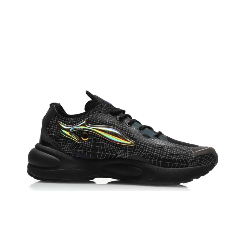 LiNing V8 1.5 Low Top Running Shoes Men's Black-1
