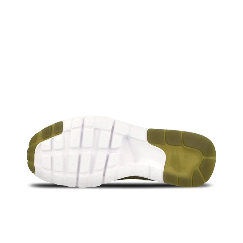 Nike Air Max 1 Cushioned Slip Resistant Abrasion Resistant Low Top Running Shoes Women's Olive Green-5
