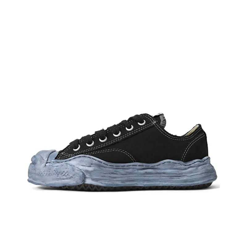 MIHARA YASUHIRO Hank OG Sole Low Black Overdye-0