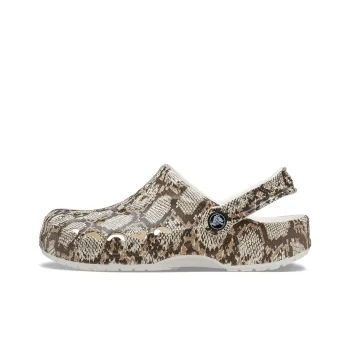 Crocs Baya Seasonal Printed Clogs 'Oyster Mushroom'
