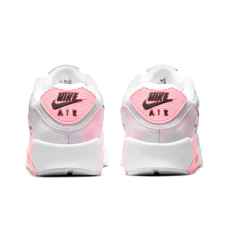 Nike Air Max 90 White Pink Tie Dye GS-4