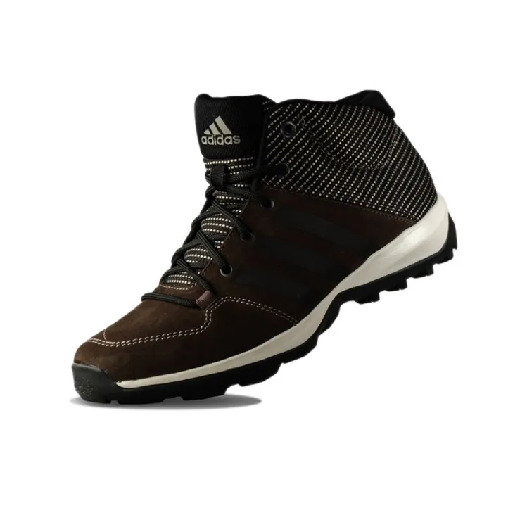 Adidas Daroga Plus Outdoor Shoes Men Mid-Top Light Coffee-2