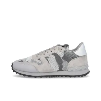 Valentino Rockrunner Low-Top Casual Shoes Women's Gray