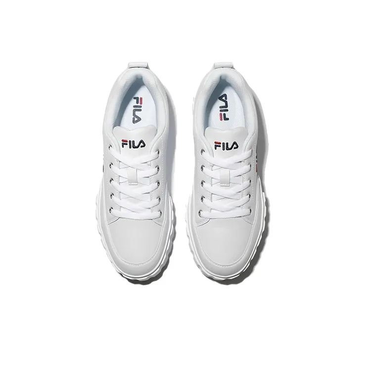 FILA Skateboard Shoes Unisex White Korean Style-3