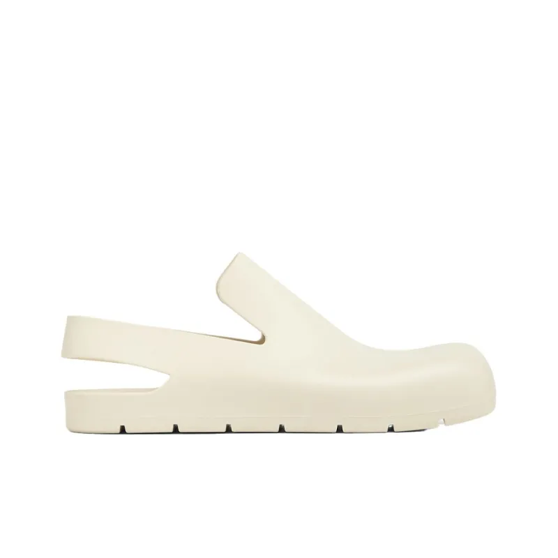 Bottega Veneta Rubber Slingback Puddle Shoe White Women's-1