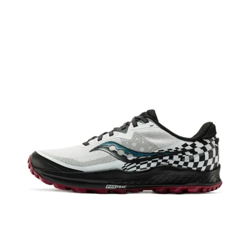 Saucony Peregrine Falcon 11 Running Shoes Men Low-Top White/Black