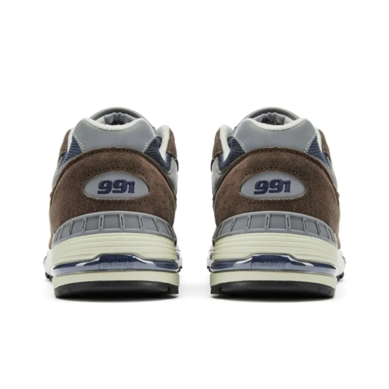 New Balance 991 Brown Navy Grey-3