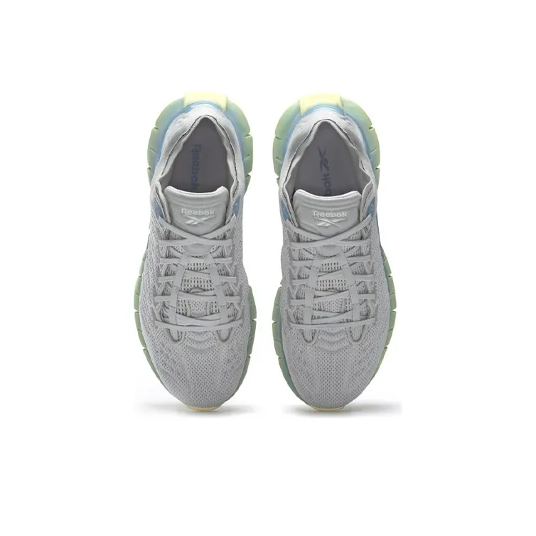 Reebok Zig Kinetica Lemon Glow Fluid Blue Women's-4
