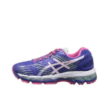 Asics GEL-Nimbus 17 Wear-Resistant Low-Top Running Shoes Women's Blue White