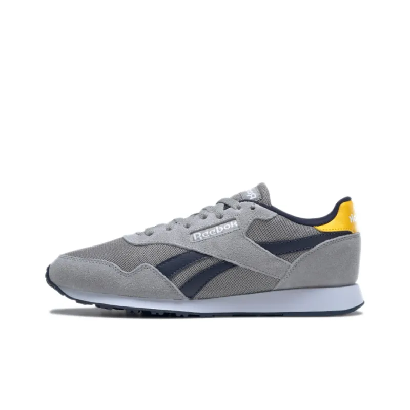 Reebok Royal Ultra Cushioned Wear-Resistant Breathable Low-Top Running Shoes Men's Gray-0