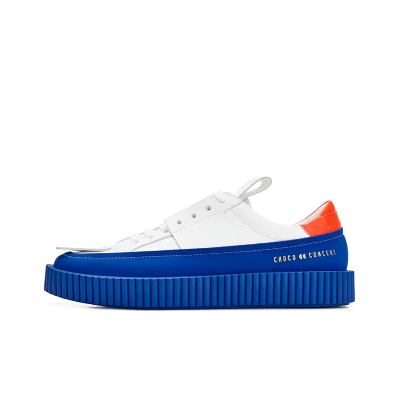 CHOCO CONCERT Skateboard Shoes Unisex Low Top Blue-0