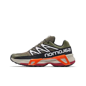 SALOMON XT STREET XT Street Cushioning Low Top Running Shoes Unisex Dark Olive Green