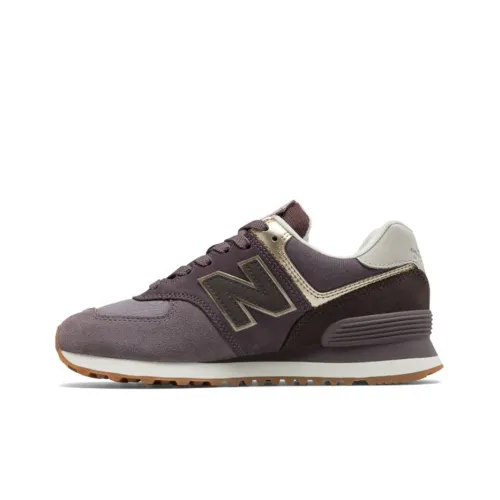 New Balance 574 Metallic Patch Purple Women's