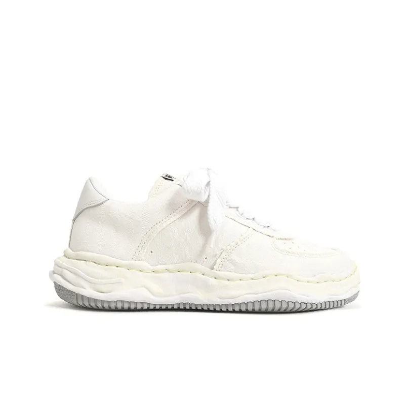 MIHARA YASUHIRO Maison MIHARA YASUHIRO Wayne OG Sole Washed Canvas Low White-1