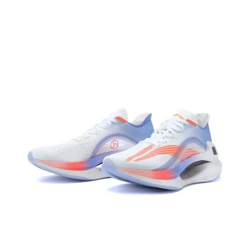 LINING Jue Ying WMNS Running Shoes - White/Blue-2