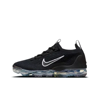 Nike Air VaporMax 2021 Fk Black Metallic Silver Women's
