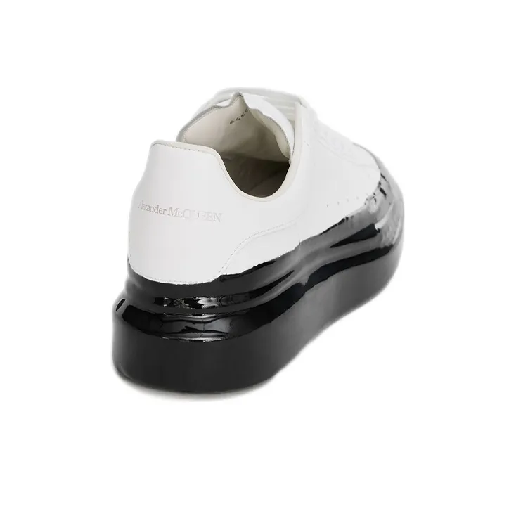 Alexander McQueen Oversized Sneakers 'White Black Sole'-3