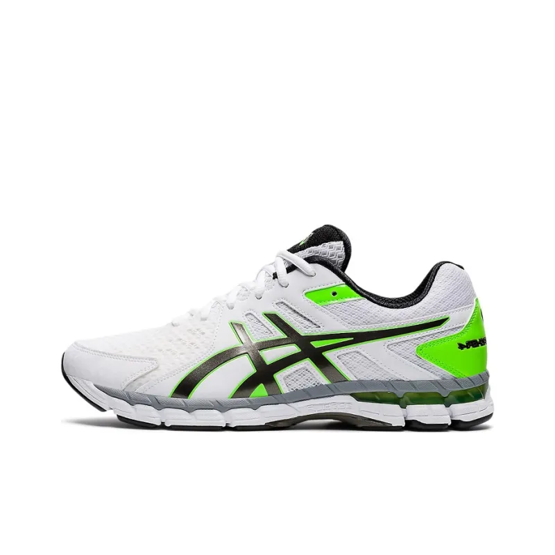 Asics Gel-Rink Scorcher 4 Anti-Slip Wear-Resistant Low-Top Running Shoes Men's White Black Green-0