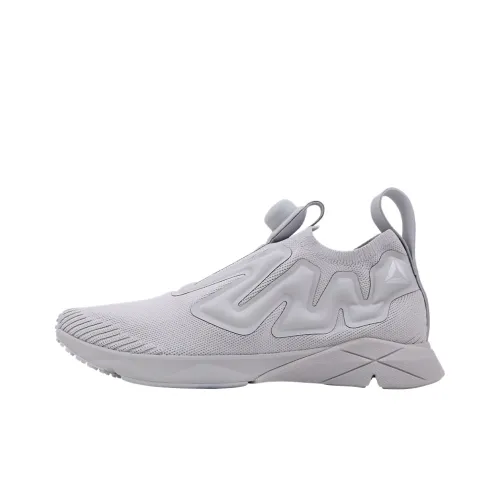 Reebok Pump Supreme Running Shoes Unisex Low-Top Gray