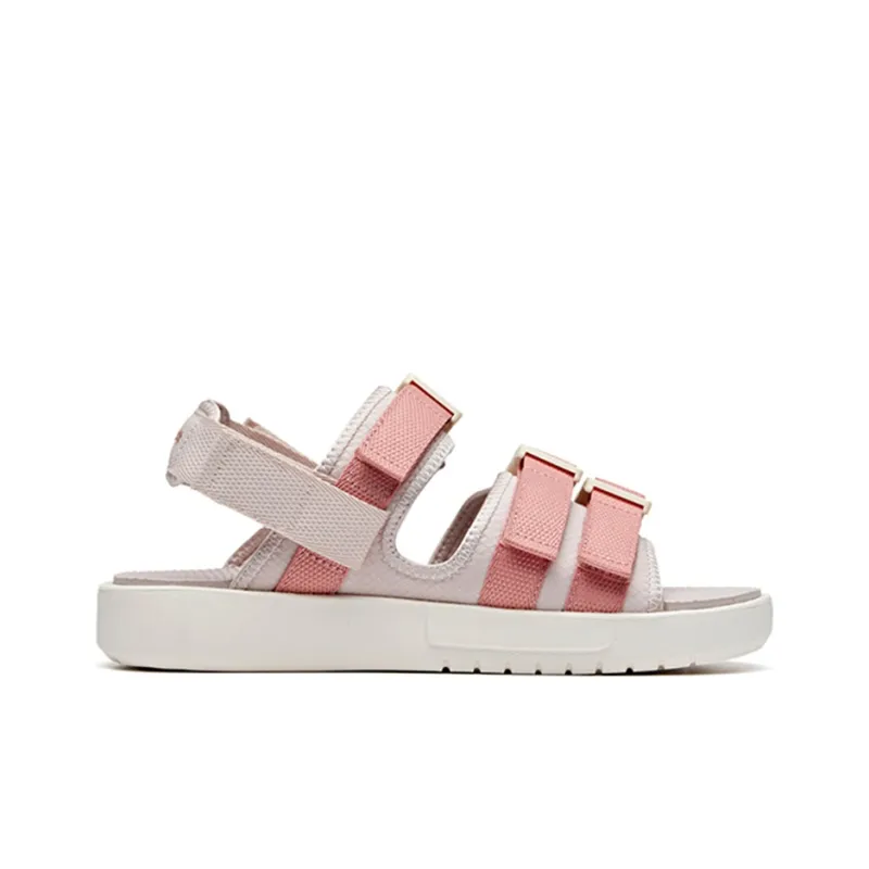 Anta Life Collection Beach Sandals Women's Gray Pink-1