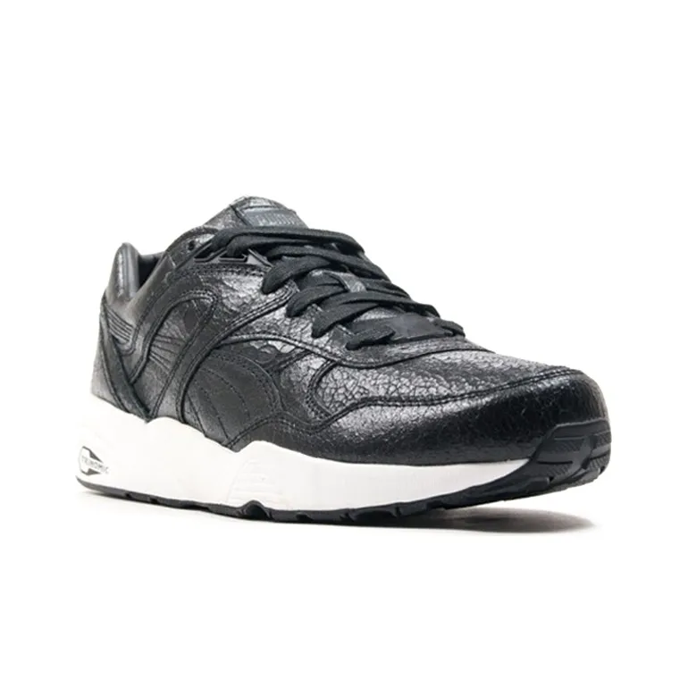 PUMA R698 Trinomic Crckl 'Black White'-2