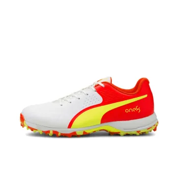 One8 x PUMA One8 Virat Kohli Cushioning Slip-Resistant Balance Low-Top Running Shoes Men's White Red Yellow