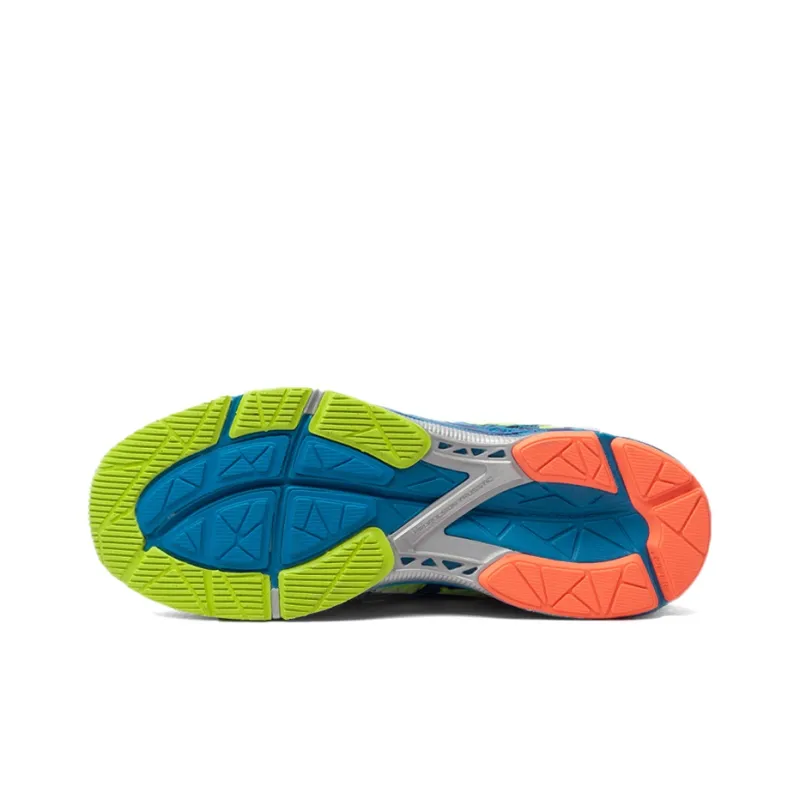 Asics Gel-Noosa Tri 11 Anti-Slip And Wear-Resistant Breathable Low-Top Running Shoes Men's Neon Green Blue-5