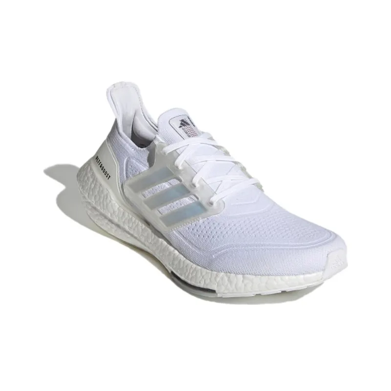 Adidas Ultra Boost 21 White Iridescent Cage-2