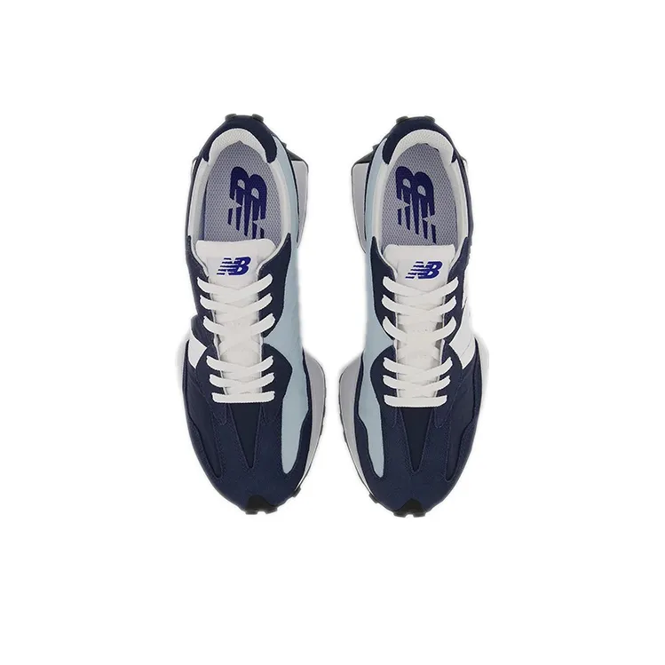New Balance 327 Natural Indigo Blue White-3