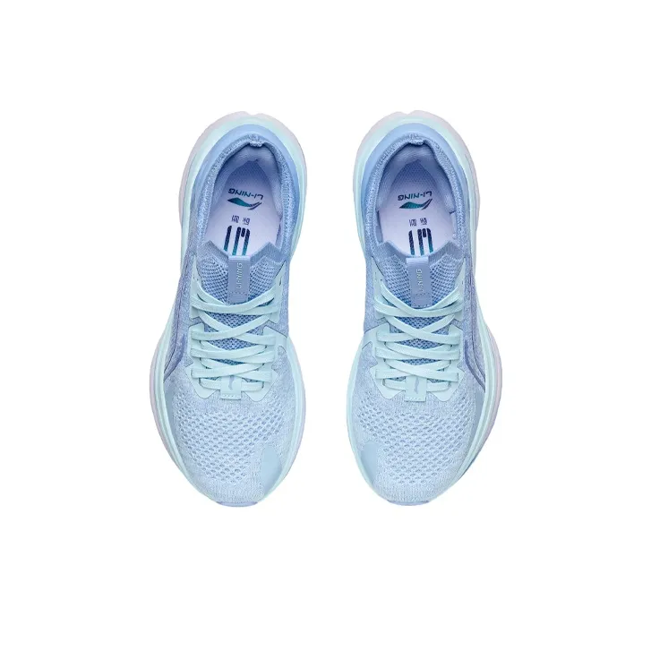 LiNing WuShi 5S 1.0 Breathable Cushioning Anti Slip And Wear Resistant Low Top Running Shoes Women's Aqua Blue-3