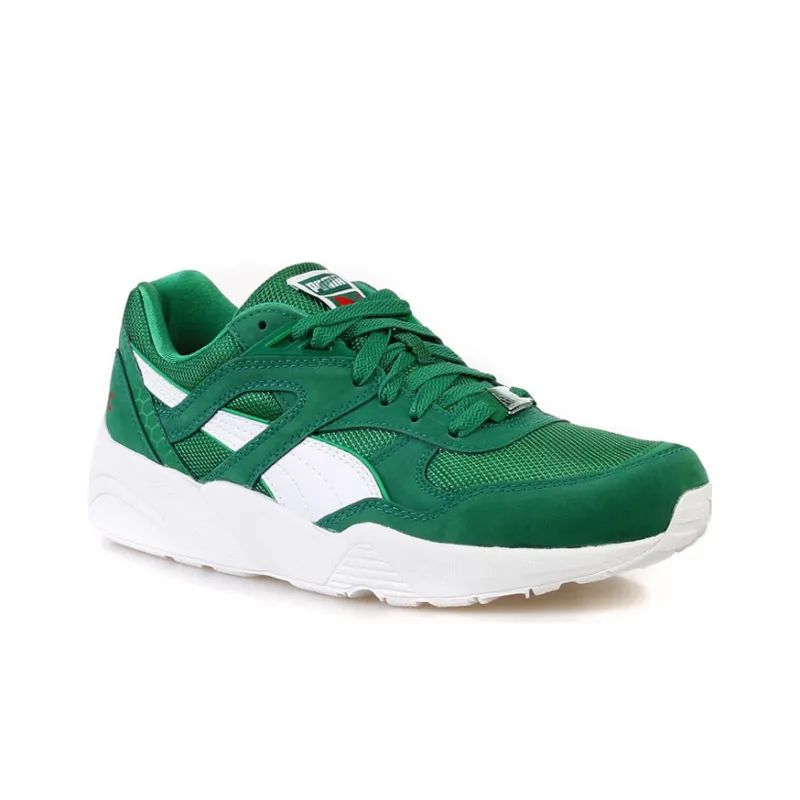 PUMA R698 Trinomic Low-Top Casual Shoes Men's Green-3