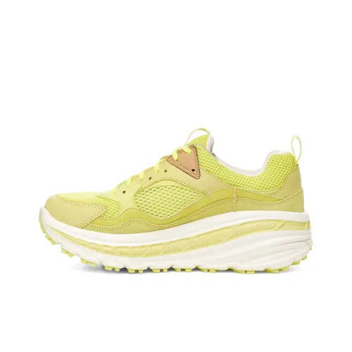 UGG CA805 Mesh Running Shoes Men Low-Top Yellow/White