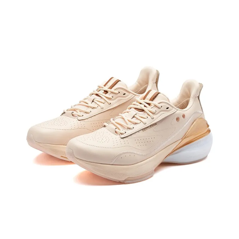 361° Cushioned Wear Resistant Breathable Lightweight Low Top Casual Running Shoes Men's Rose Gold-2