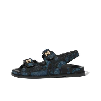 CHANEL Strap Sandals Women's Blue