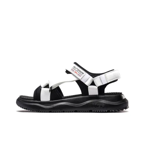 XTEP Beach Sandals Women's White/Black