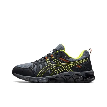 Asics Gel-Venture 180 Anti-Slip And Wear-Resistant Breathable Low-Top Running Shoes Men's Black Gray