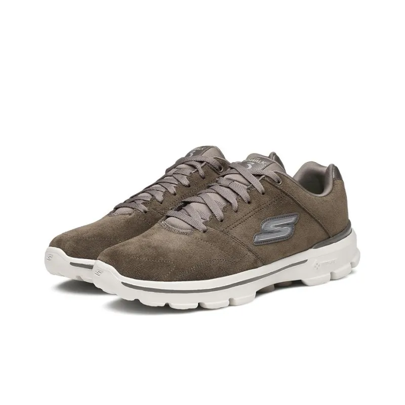 Skechers Go Walk 3 Cushioning Low-Top Casual Shoes Men's Khaki-2