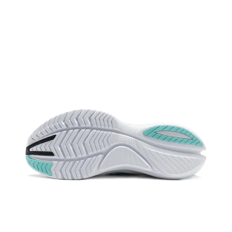 Saucony Kinvara 12 Elite Bloom 12 Low Top Running Shoes Women's White Blue Orange-4