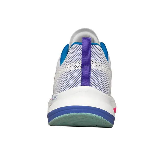 Skechers Go Run Pulse Breathable Low Top Marathon Running Shoes Women's White Multicolor-3