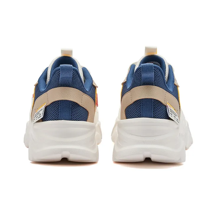 361° Slip Resistant And Breathable Low Top Running Shoes Men's Feather White-3