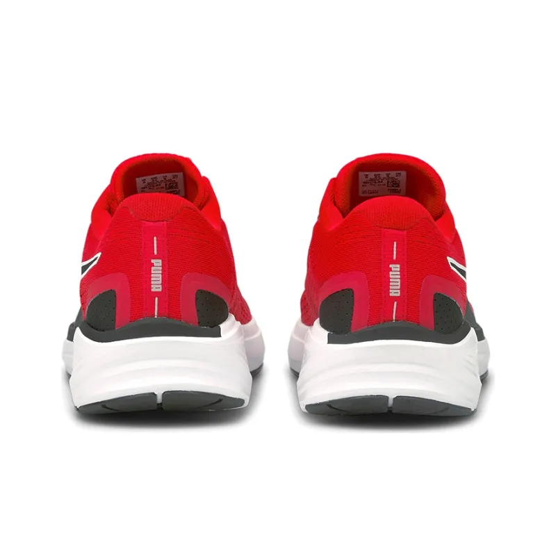 PUMA Aviator Cushioning Anti-Slip And Wear-Resistant Low-Top Running Shoes Unisex Red Black-3