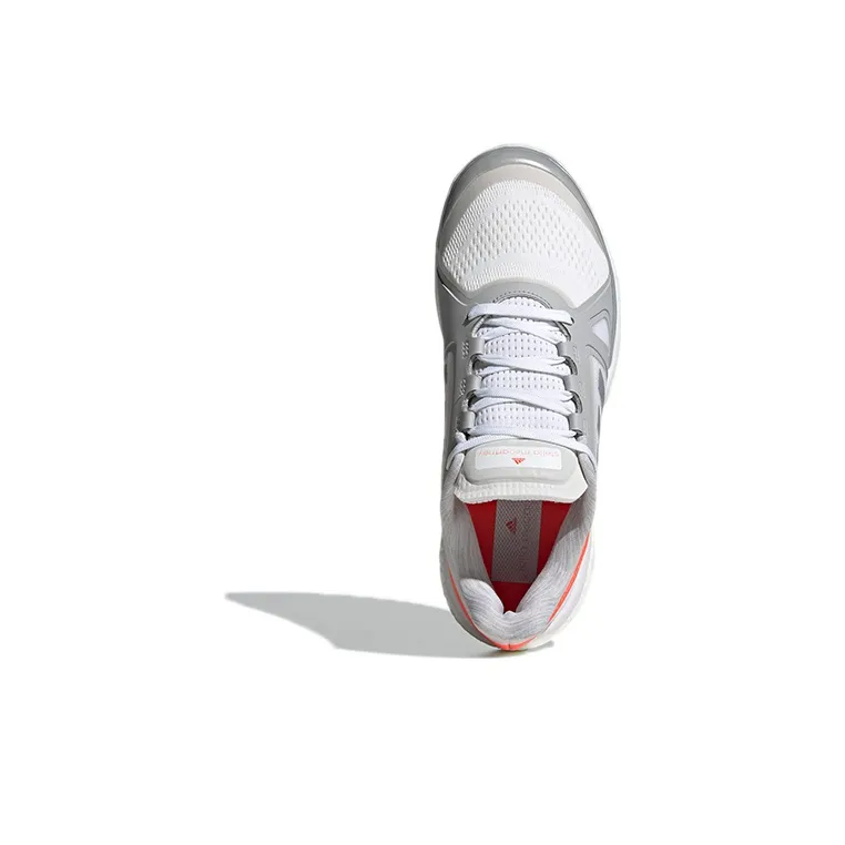 Adidas Tennis X Stella McCartney Court Tennis 'White Silver Metallic' Women's-4