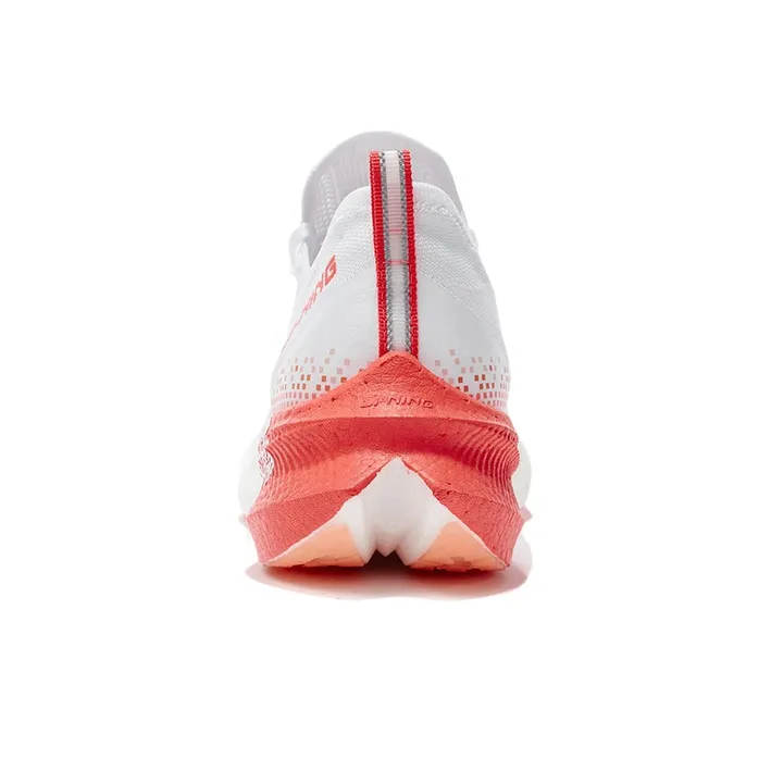 LiNing Feidian Challenger Cushioned Slip-Resistant Breathable Lightweight Low-Top Running Shoes Standard White-3