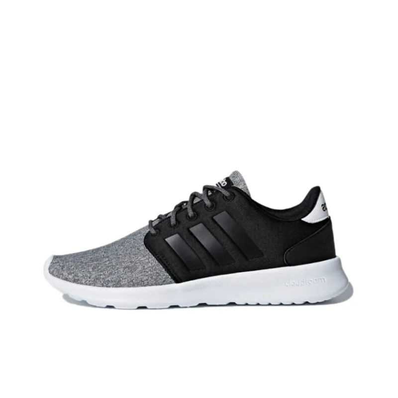 Adidas Cloudfoam QT Racer Wear-Resistant Coverage Low-Top Casual Shoes Women's Graphite Black-0