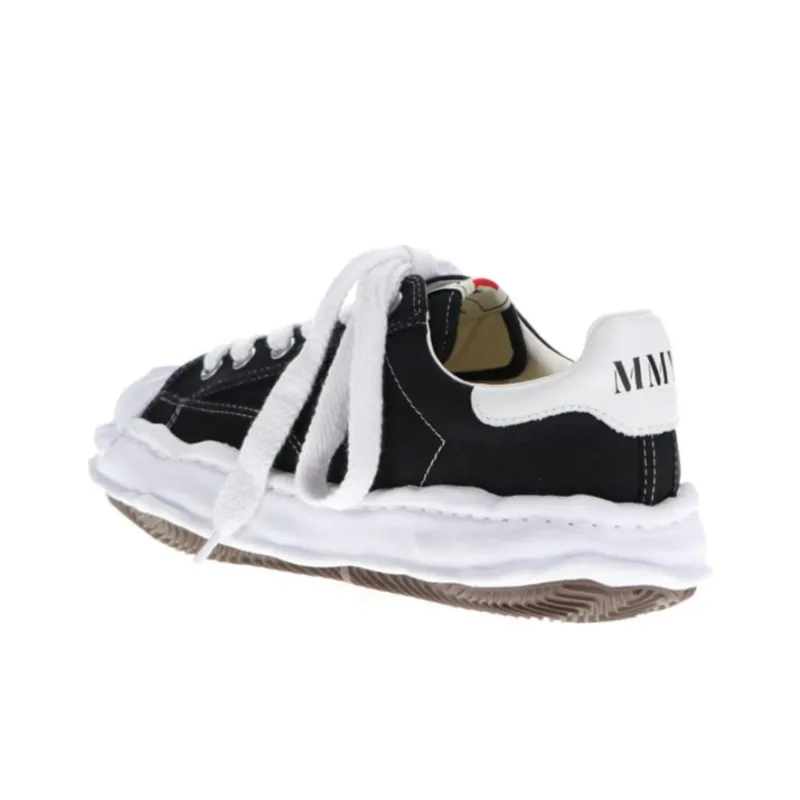 MIHARA YASUHIRO Blakey OG Sole Canvas Low Black No Logo-4