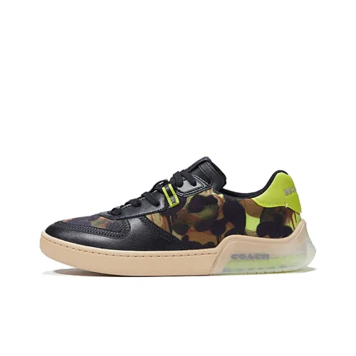 COACH City Skateboard Shoes Men Low-Top Camouflage