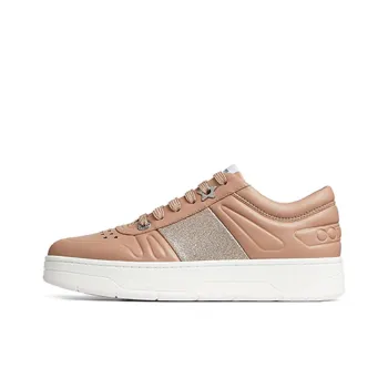 Jimmy Choo Hawaii Skateboard Shoes Women's Low Top Ballet Pink